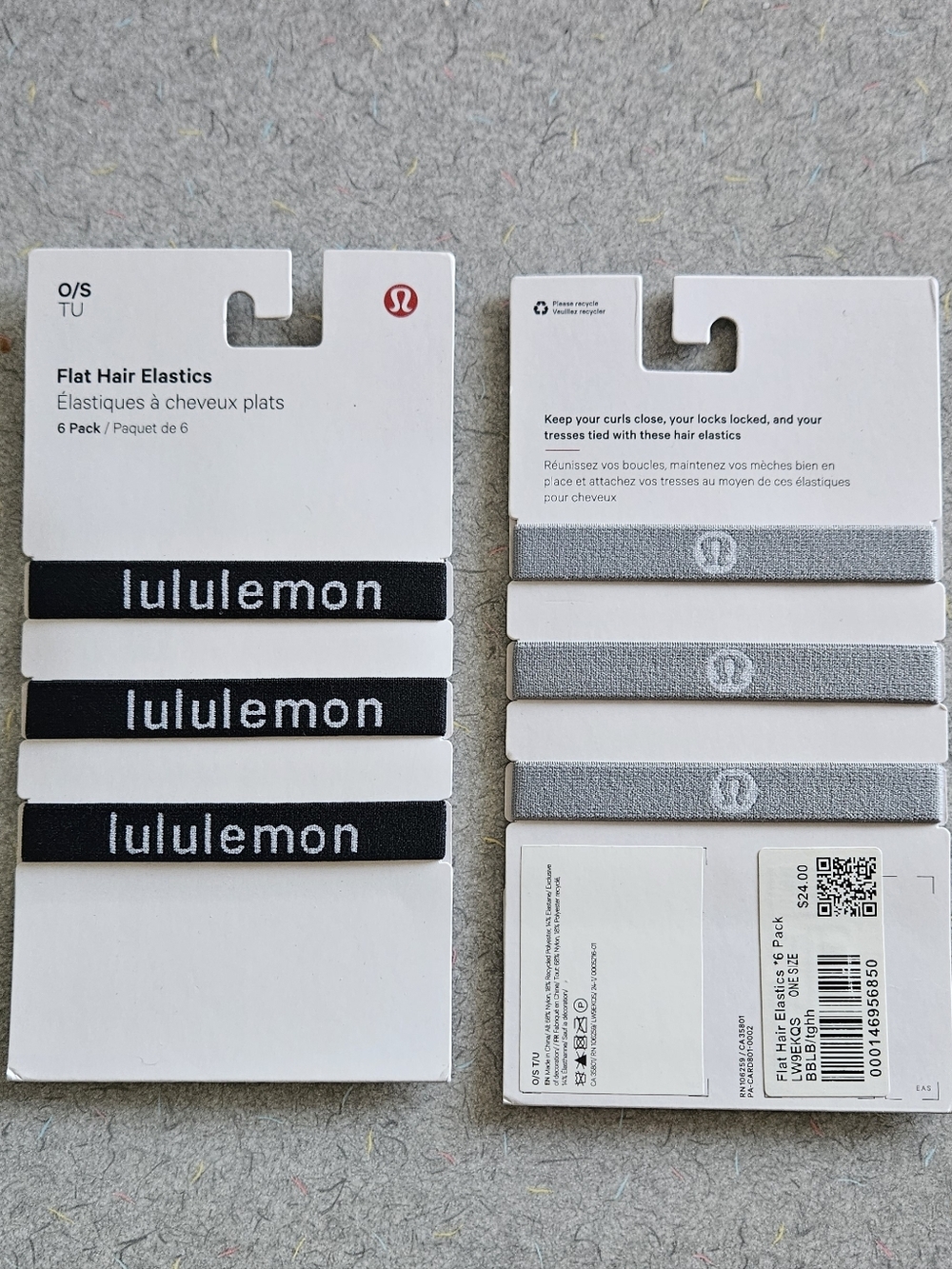LULULEMON 6 HAIR TIES